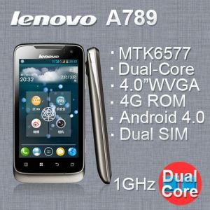 Lenovo A789 MTK6577 Dual-core Cortex-A9 1.0GHz Android4.0 GP